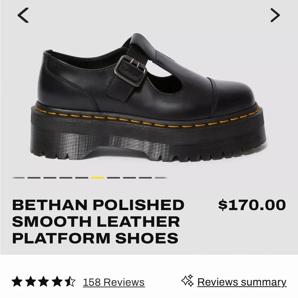 NEW Dr Martens Bethan Platform Mary Janes - Picture 6 of 15